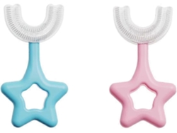 Cepillo de dientes en forma de U para niños, cepillo de entrenamiento para bebés, cepillo de dientes infantil con cabezal en forma de U. GOKOCO