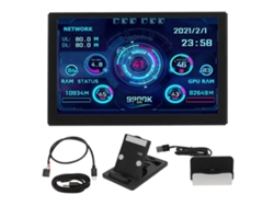 Pantalla Mini Usb Ips De 5 Pulgadas Para Monitor De Temperatura De Pc, Panel De Sensor De Datos Cpu Ram Hdd