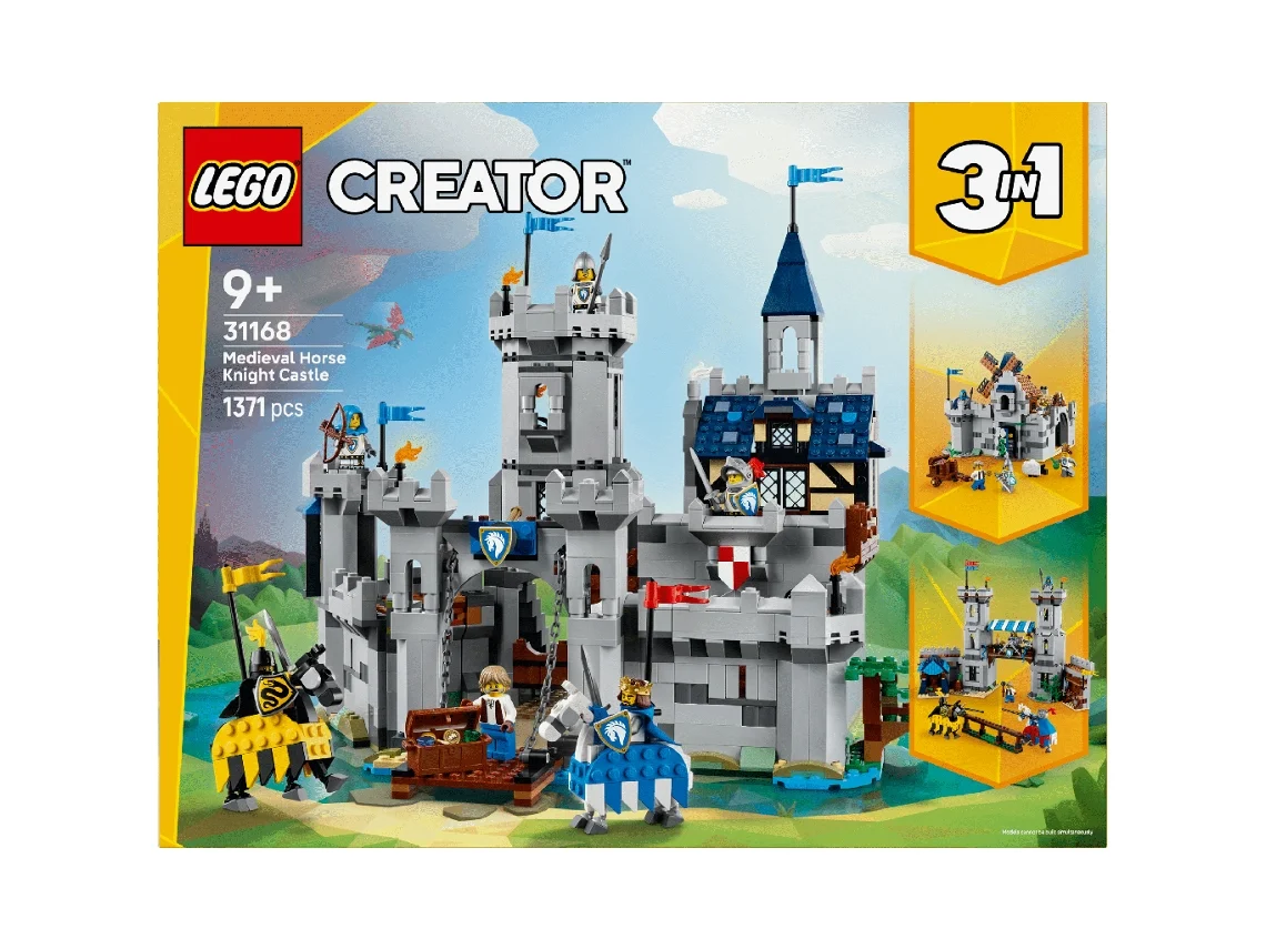 Lego 31168 Castillo medieval con caballero y caballo
