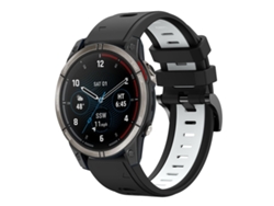 Correa para Garmin Quatix 7 Pro - Silicona deportiva - Dos colores (22 mm)