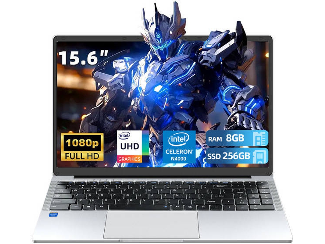 PORTÁTIL VANWIN (15.6 - Intel Celeron N4000 - RAM 8 GB - 256GB - Intel HD Graphics)