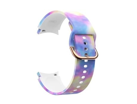 Correa de reloj inteligente para Samsung Galaxy Watch4/Watch4 Classic con impresión de silicona (dulce)