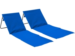 Set de Esterillas 7H SEVEN HOUSE Plegable Acolchado Con Respaldo (149.5 x 51 x 42.5 cm)
