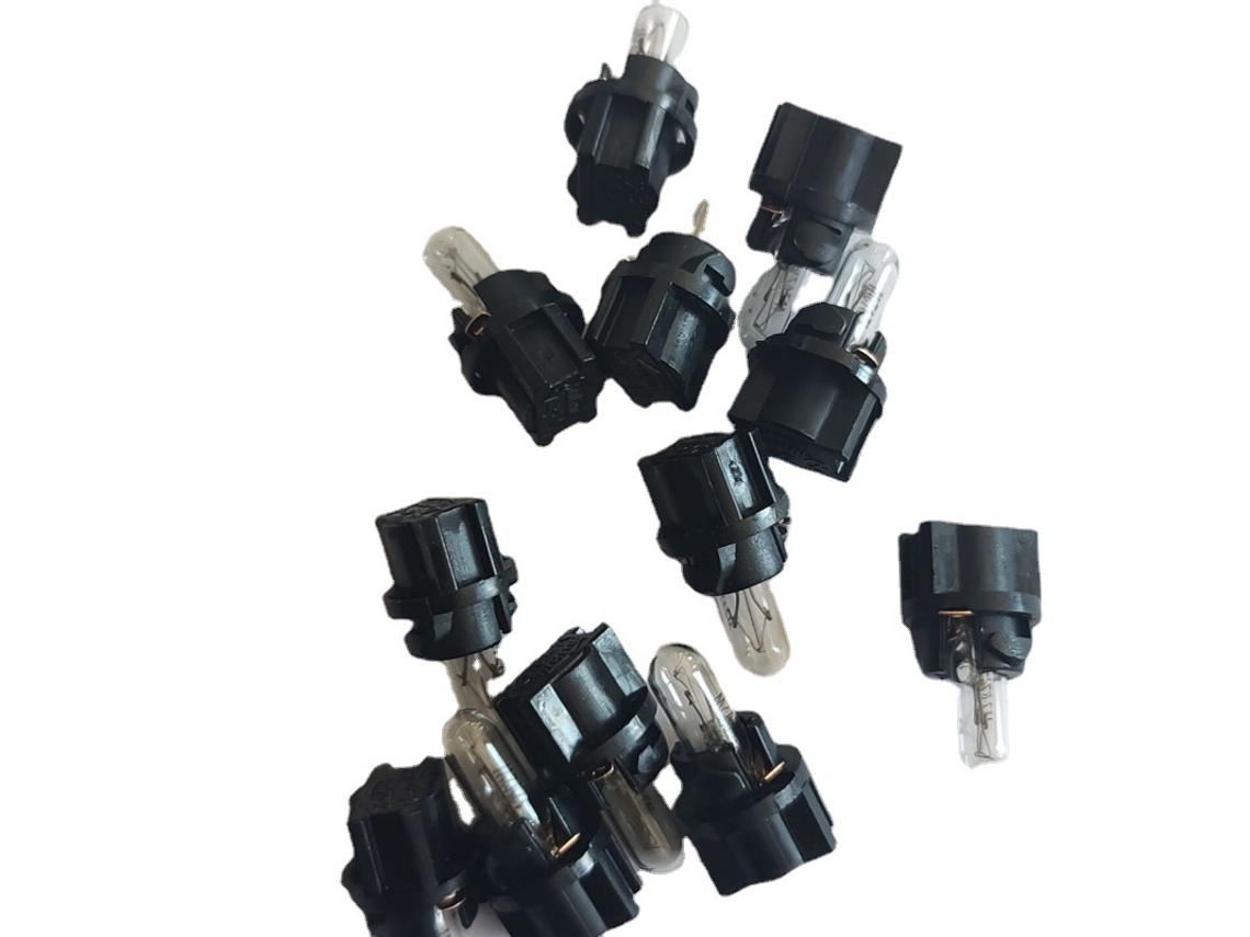 Reducción, 25 unidades de bombillas de panel T5 de 12 V CC y 1,2 W, amarillo brillante para interior de coche ORBITRA COMMERCE
