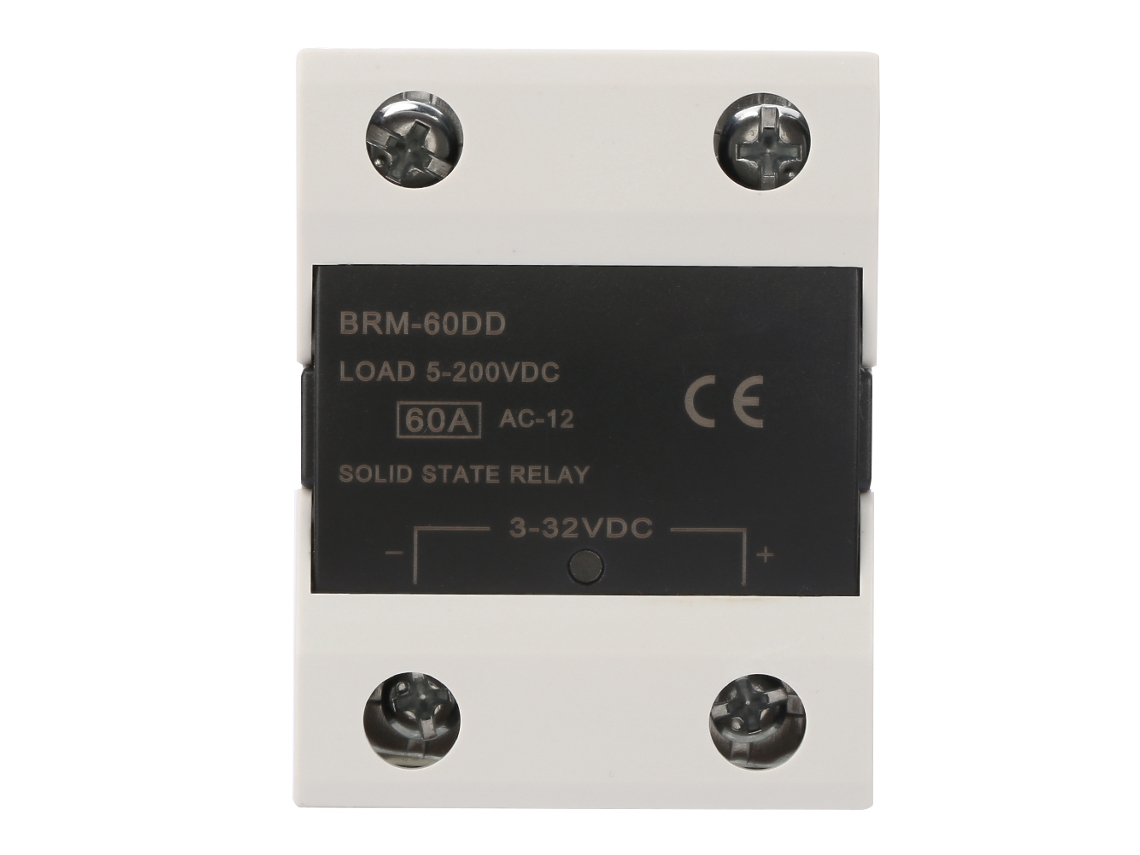 Relé De Estado Sólido Brm-60dd Con Control De Cc De 3-32 V Y 60 A Para Comunicación.