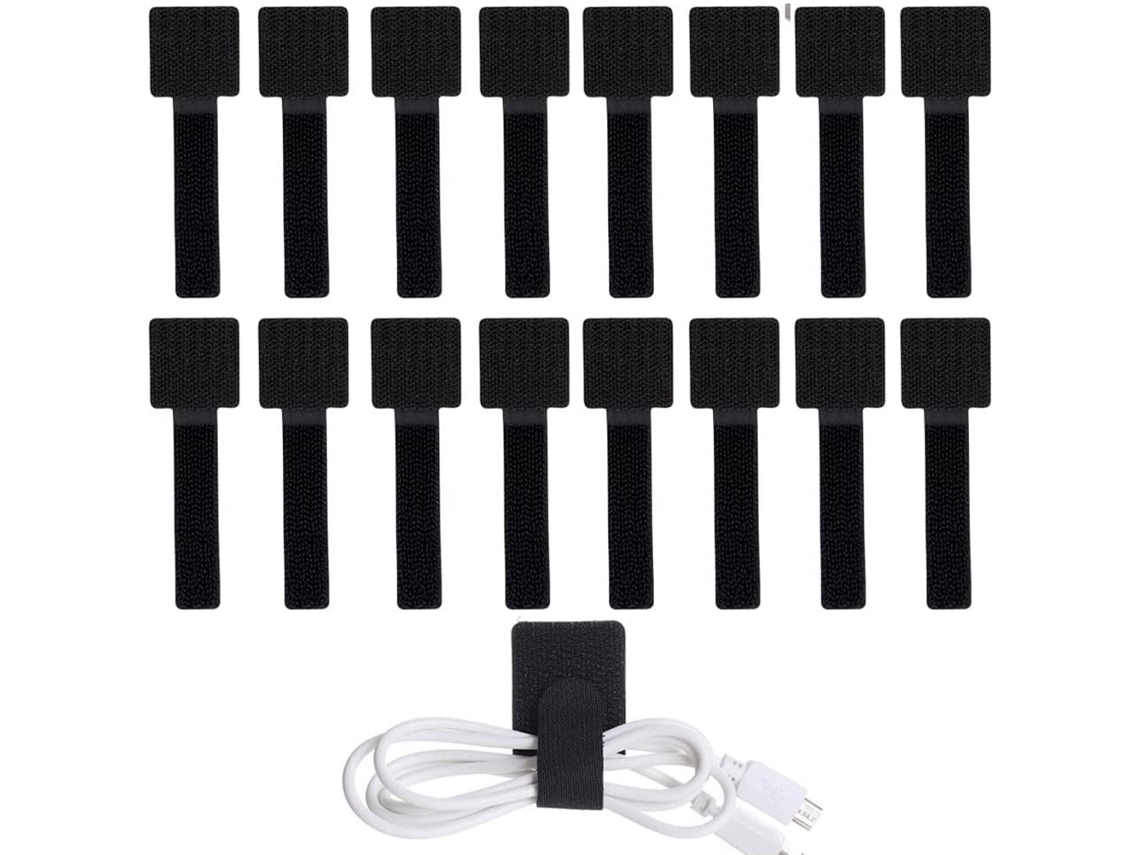 Organizador De Cables Usb, Enrollador De Cables De Velcro, Soporte Para Cables De Datos, Soporte Fijo Para Teléfono De Navegación