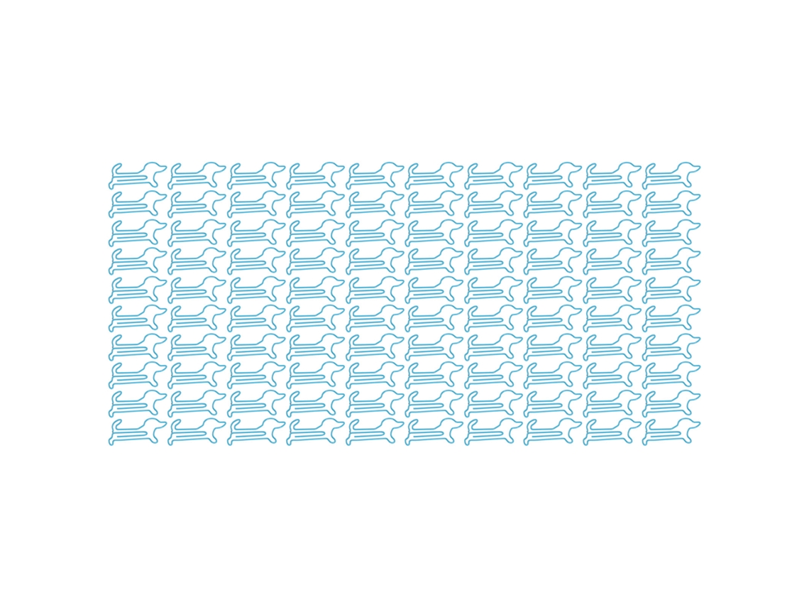 100 Clip De Papel De Metal Con Forma De Animal Cute Anti-deslizante Para Scrapbooking Azul