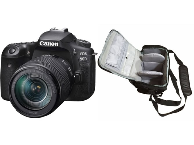Kit Cámara Réflex CANON 90D 18-135mm USM Bolsa