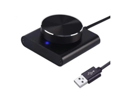 Control de volumen USB sin pérdidas, botón de ajuste digital para altavoces de PC