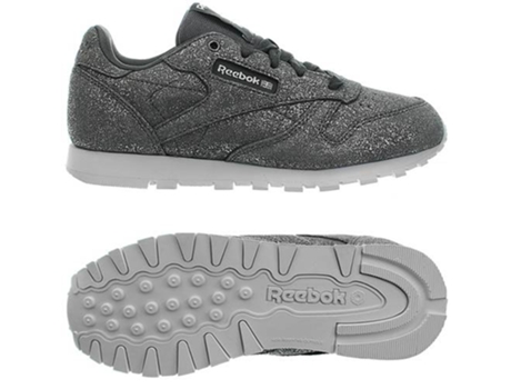 Tenis REEBOK Classic Leather Kids (33 - Gris)