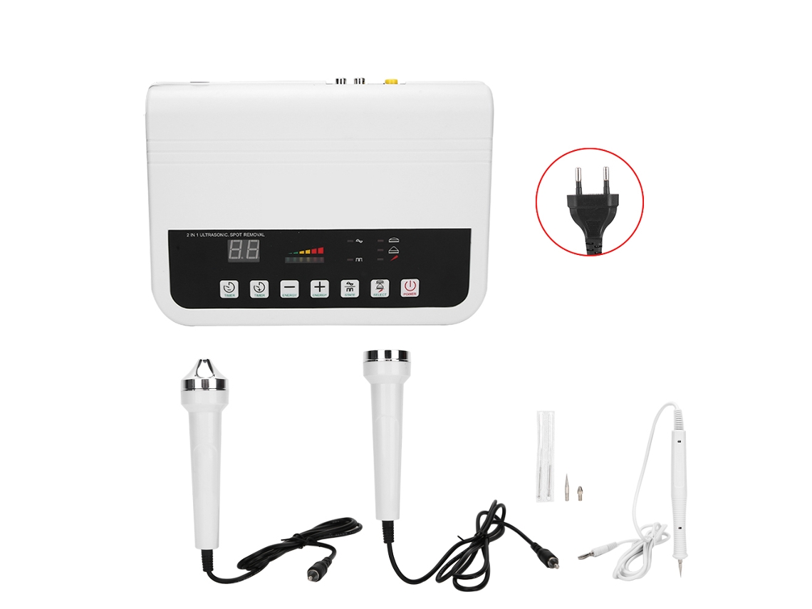Máquina De Ultrasonido Para Eliminación De Pecas Y Manchas Cuidado Facial Desintoxicante Para Hogar Y Salón Plug Eu 220v