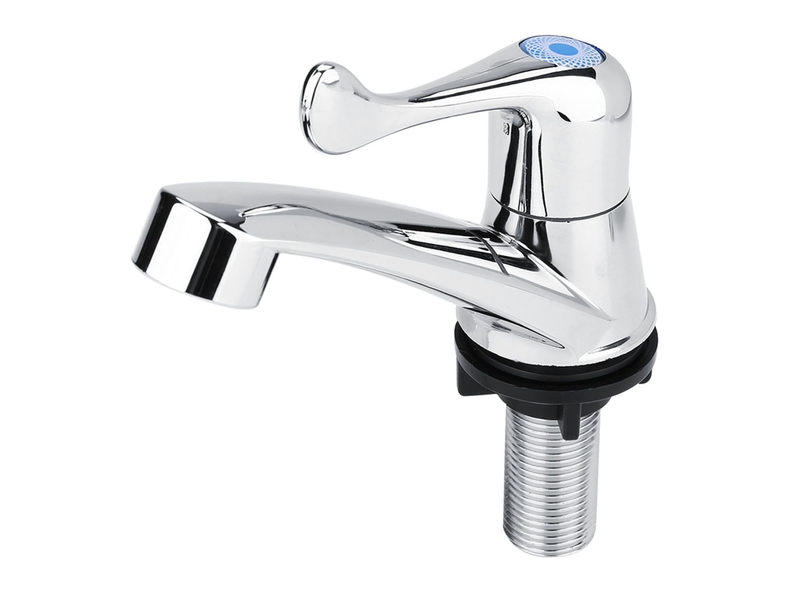 Grifo Individual De Agua Fría De Abs Para Lavabo De Baño/cocina, Con Conexión Roscada G1/2.