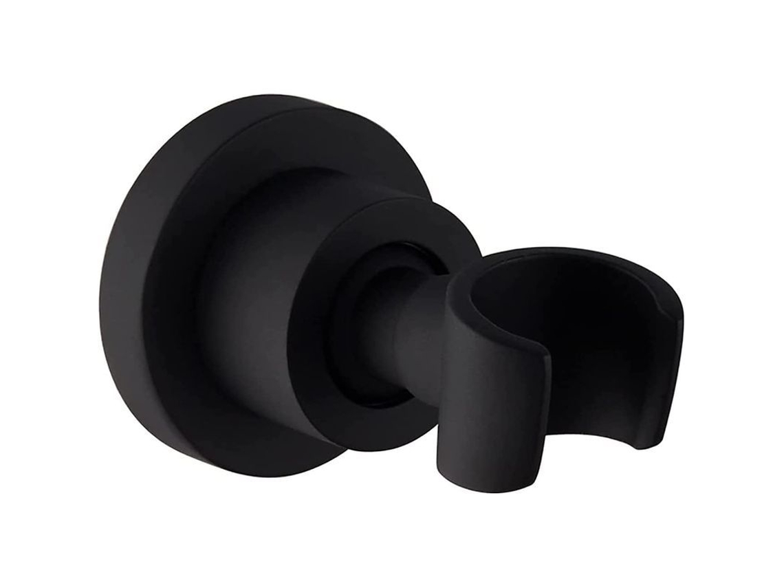 Soporte Para Ducha De Mano De Acero Inoxidable Negro, Rotación De 360°, Montaje En Pared, Fácil Instalación.