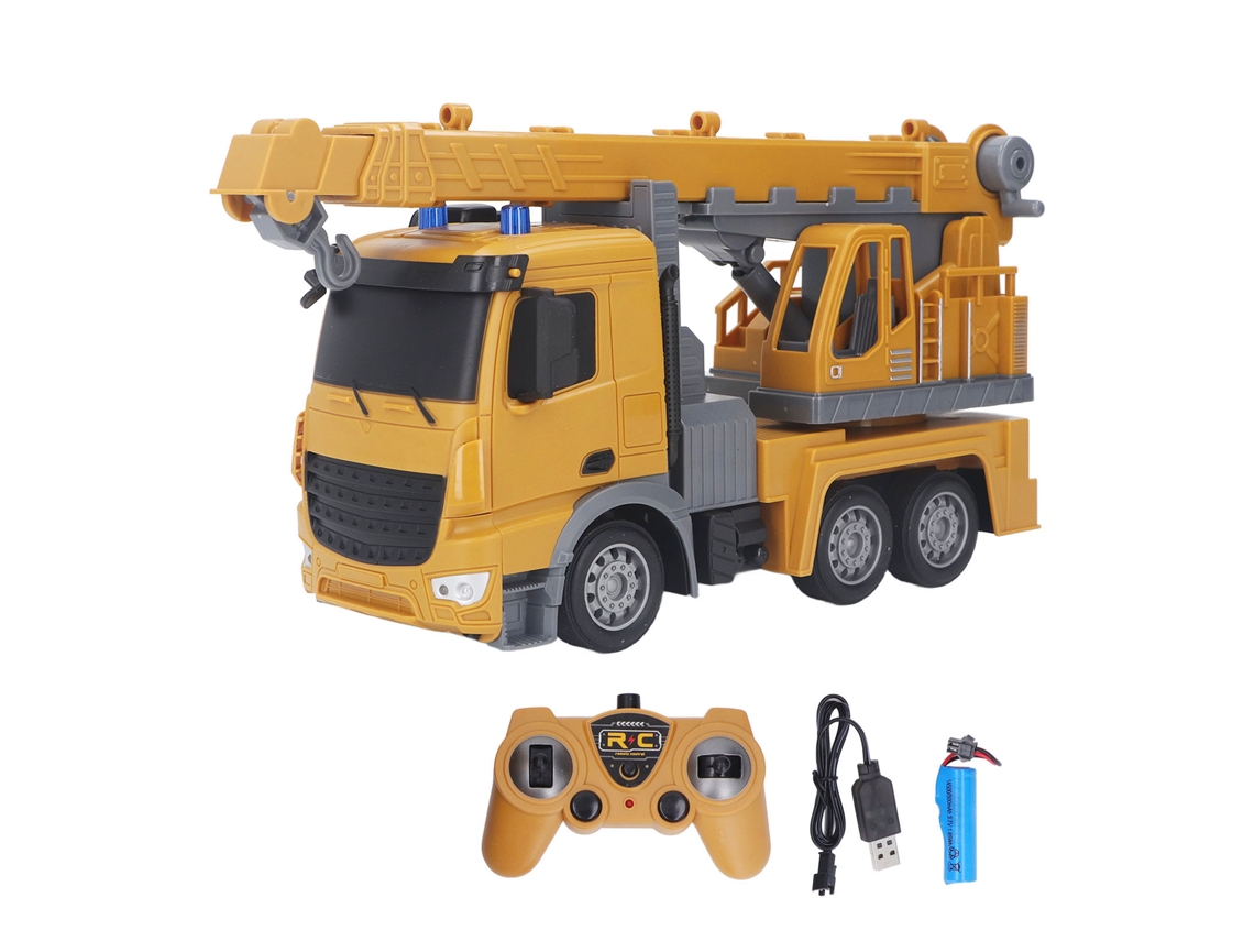 -juguete De Grúa Torre Con Control Remoto Interactivo Y Educativo Para Niños Rc Modelo De Ingeniería Para El Hogar