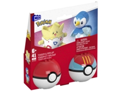 Mega Pokémon Construx Pokéball Togepi Piplup 41 Pecas Mattel Hxp11/jct44
