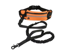 Pulsera Para Perros Manos Libres Con Bolsillo Con Cremallera Y Material Reflectante Para Correr Y Caminar Al Aire Libre.