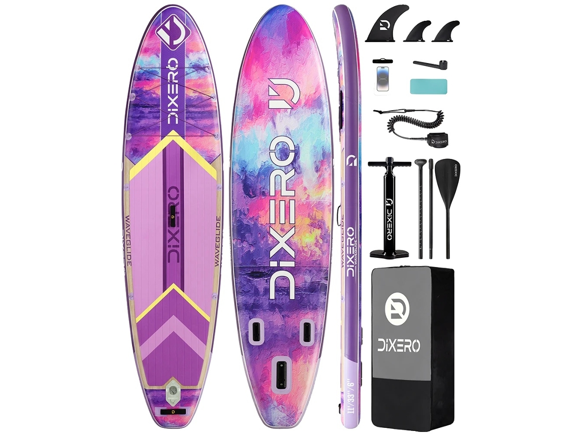 Tabla de paddle surf hinchable, material duradero, alta capacidad de carga, color púrpura (OEM)