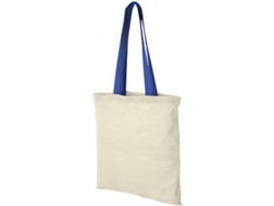 Bolsa Tote De Algodón 100 G/m² Con Asas Largas Contrastadas "nevada"