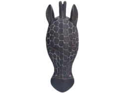 Escultura de pared decorativa innovadora y duradera con forma de cabeza de ciervo.