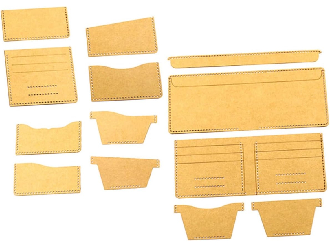 Plantillas Para Carteras De Cuero Y Acrílico Para Profesionales Y Principiantes, Modelo