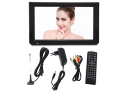 Televisor digital portátil de 10 pulgadas con resolución de 1024 x 600