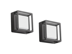 Luz nocturna LED Rosewell, paquete de 2 luces nocturnas enchufables con sensor crepuscular, intensidad ajustable