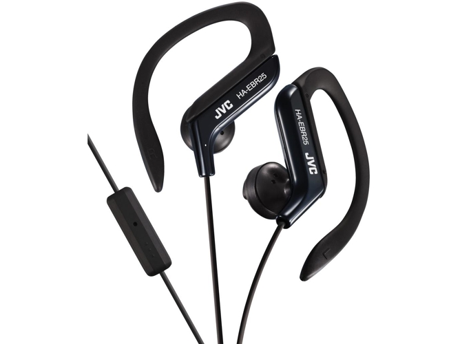 Auriculares Bluetooth JVC - EBR25-B-E (In ear - Micrófono - Negro)