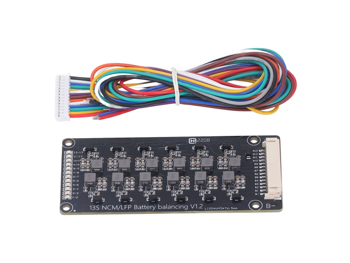 Placa De Equilibrio Activa Para Batería Inductiva Lfp 1.2a 13s Li-ion Abs 15x7x3cm 63g