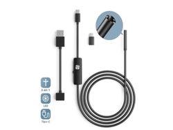 (cable Rígido De 7 Mm) Cámara Endoscópica 3 En 1