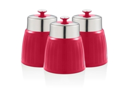 Botellas de Cocina SWAN 1,2L (15,6 x 15,6 x 17,3 cm - Plástico/Acero Inox. - Rojo)
