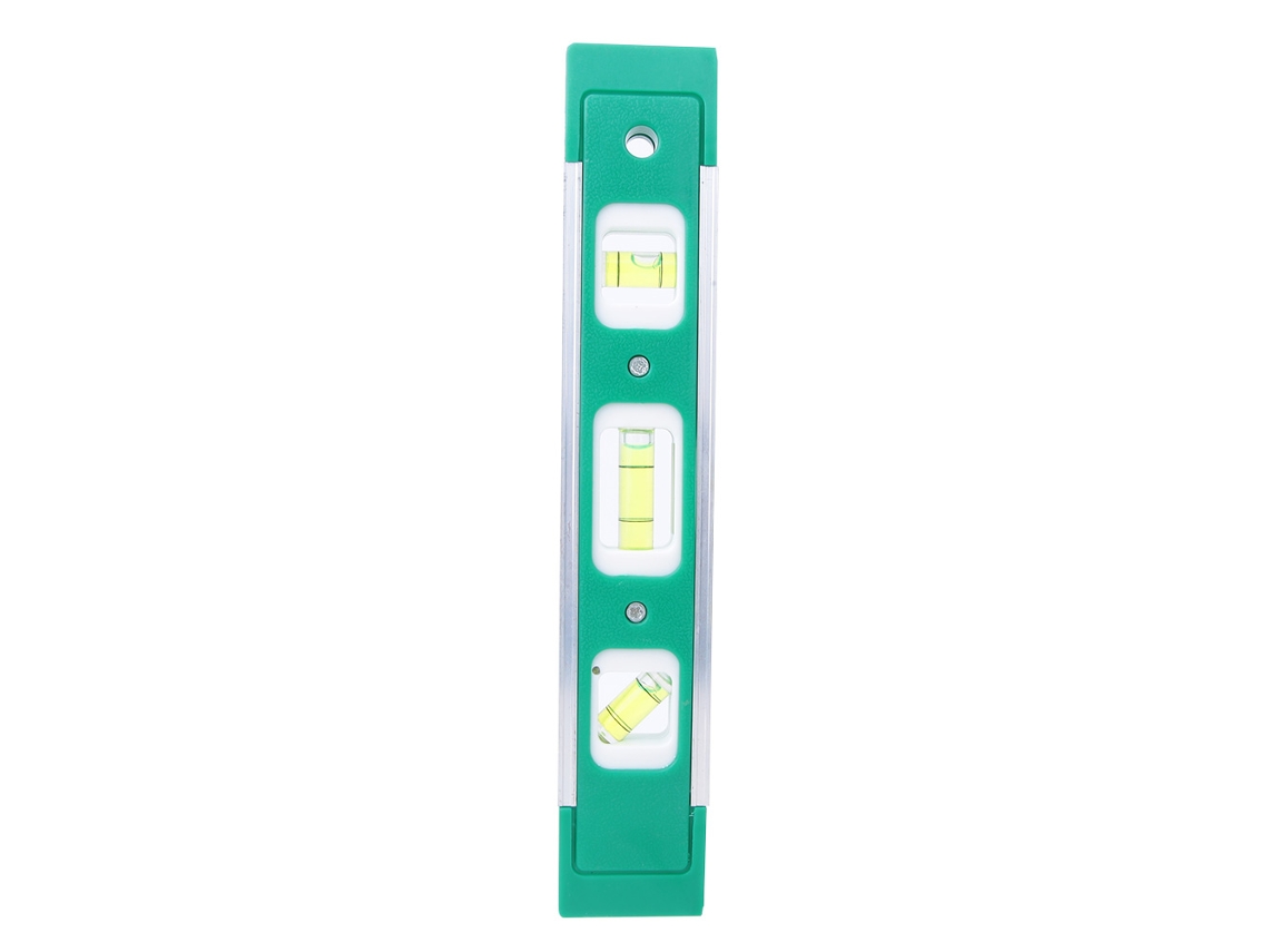 Regla de nivel magnético con 3 burbujas, herramienta de medición portátil, 230 x 15 x 40 mm