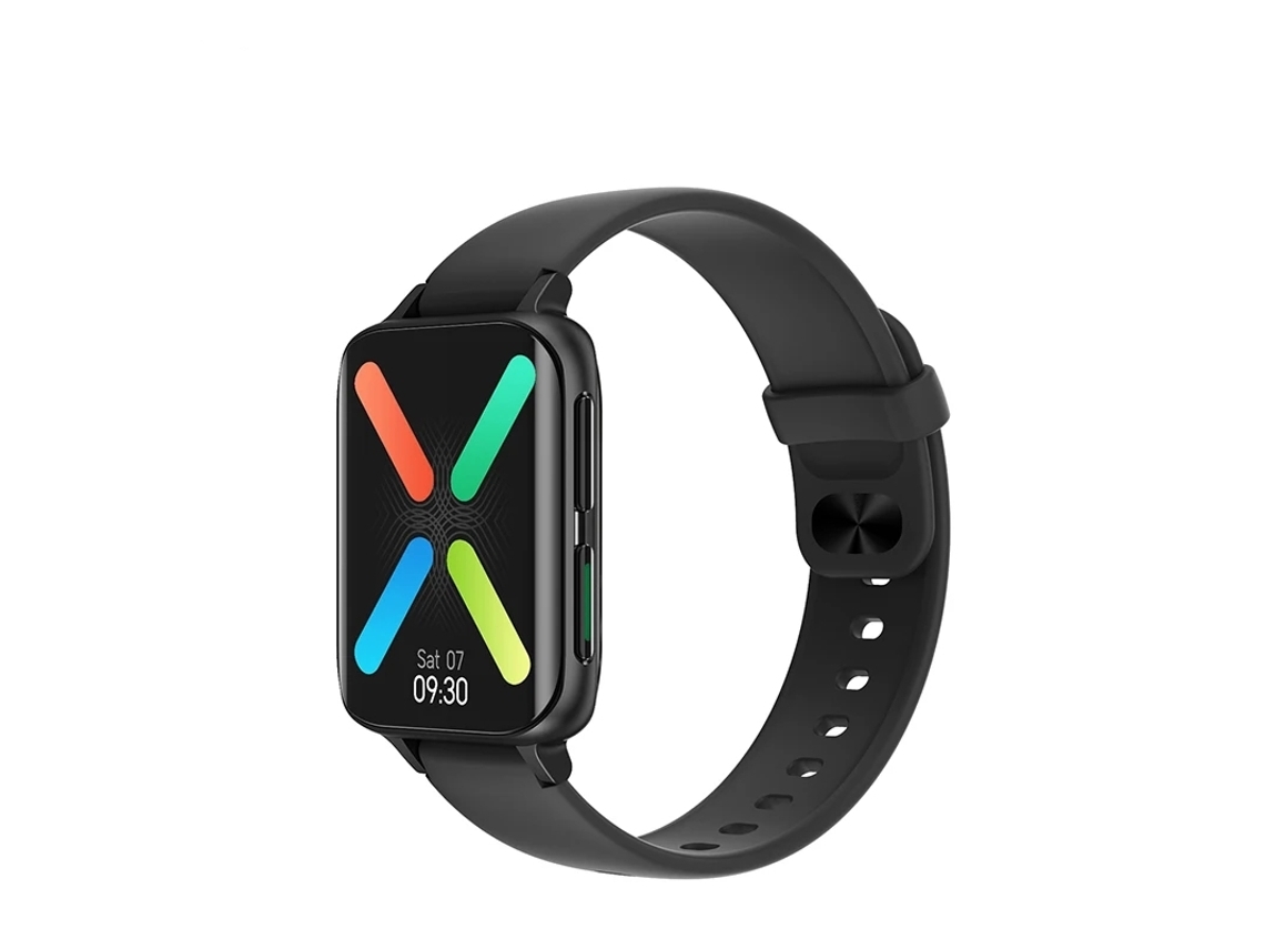 Reloj inteligente (silicona negra)