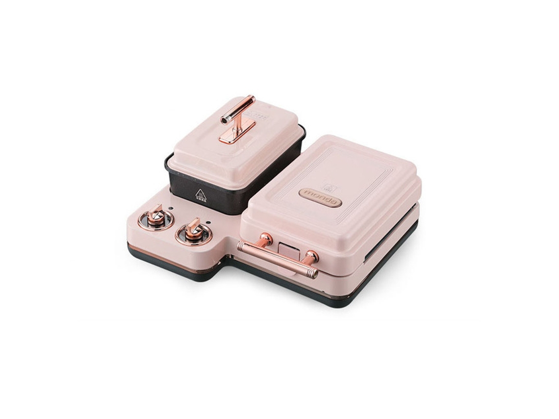 Popular 220V 650W máquina de desayuno pan sándwich gofre huevo máquina de cocinar para cocina WEIMAI