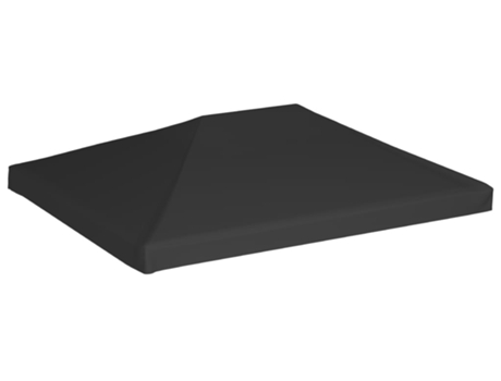 vidaXL Toldo de cenador 270 g/m² 4x3 m negro
