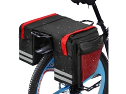 Alforjas para bicicleta, bolsa para equipo de doble capa Mdug