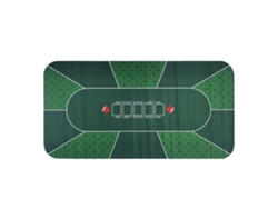 Tapete De Póquer De Goma Portátil Para Mesas, Reductor De Ruido, Diseño De Superficie Para Juegos De Cartas