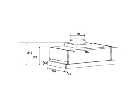 Campana ORBEGOZO KD90HAE (302 m3/h - 60 cm - Inox)