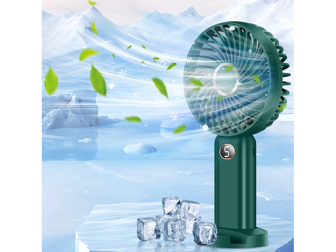 Mini Ventilador Usb Recargable (verde)