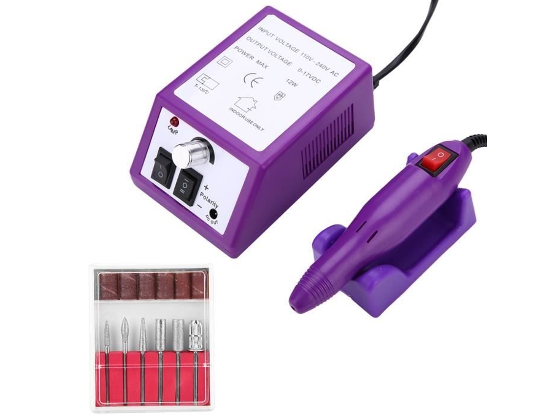 Taladro eléctrico para uñas, kit de manicura profesional para pedicura, taladro eléctrico para uñas TMISHION