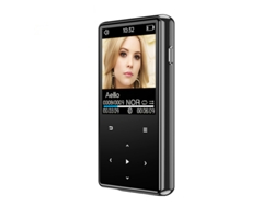 MP3 YIZHOOD (16G)Grabadora de voz 5.0 portátil compatible con Bluetooth Grabación de radio FM Deportes negro