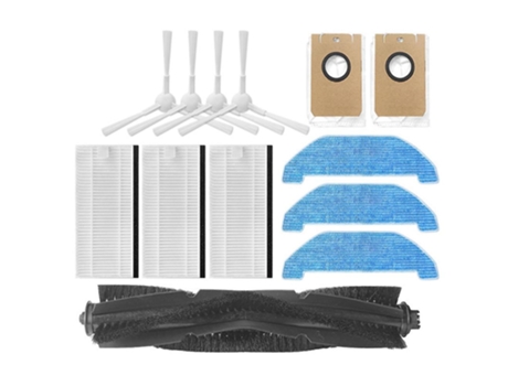 Kits de filtro de pano e saco de pó para escova lateral principal para neabot q11