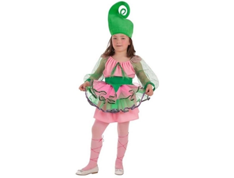 Disfraz de Niña DISFRAZZES Ninfa Del Bosque Verde (Talla: 7 a 9 años)