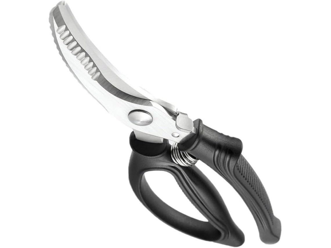 Tijeras De Cocina Resistentes: Con Bordes Ultra Afilados, Estas Para Aves Cortan Fácilmente Carne Y Huesos.