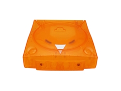 Reemplazo De Plástico Translúcido Para Carcasa De Sega Dreamcast Para Consola De Videojuegos Retro Dc, Caja Amarilla