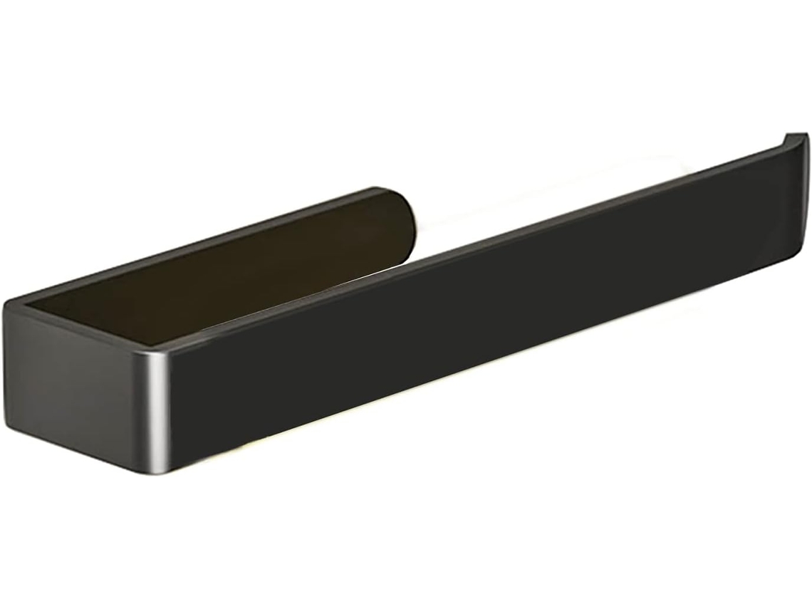 Toallero de baño resistente a la corrosión, de pared, sin clavos, de aluminio de secado rápido y con espacio en forma de U.