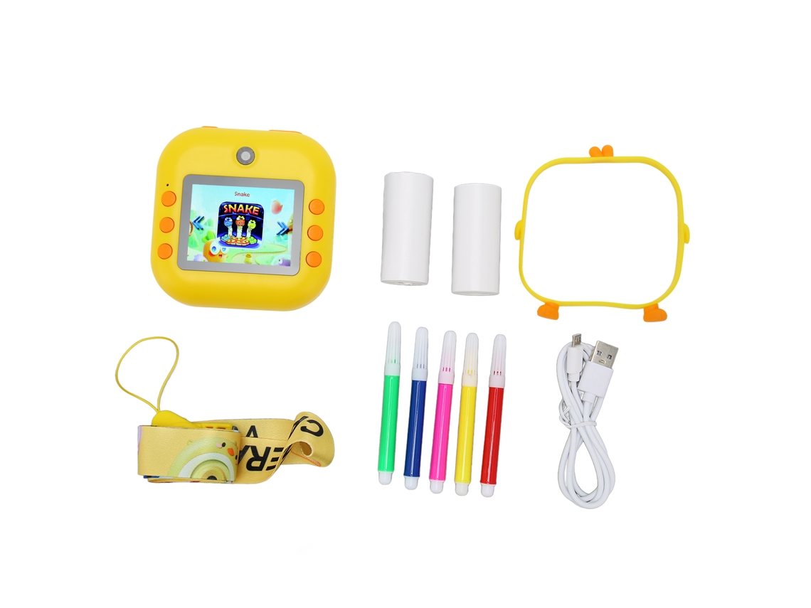 Cámara De Impresión Instantánea Con Pantalla Ips De 2,4 Pulgadas, 48 Mp, Vídeo De 1080 P, Zoom Digital De 8x, Impresión Térmica, Cámara Digital Para