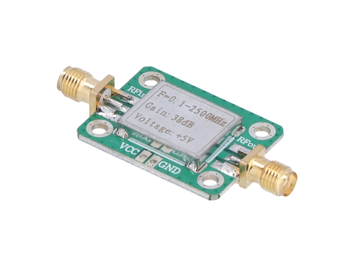 Módulo Amplificador Rf Bajo Ruido 0.1-2500mhz 38db Placa Receptor