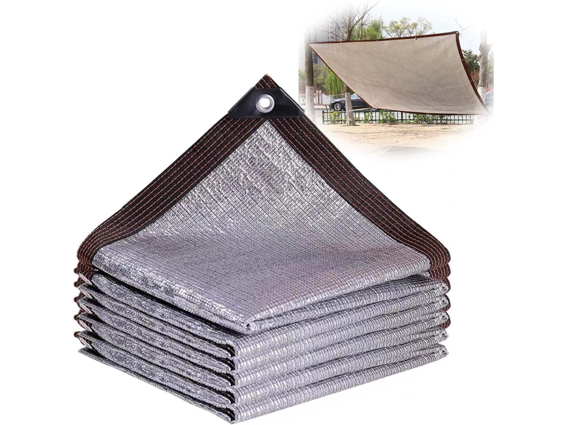 Malla De Sombra Aluminio , Con Ojales Tela Protección