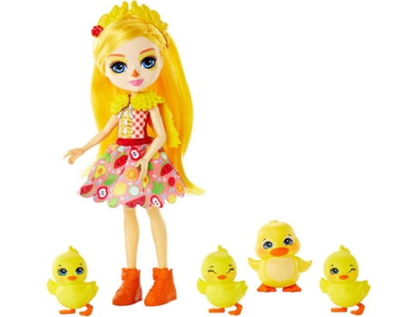 Figura de Acción Enchantimals Enchantimals Dinah Duck e Slosh (6,1 x 21,9 x 1,6 cm)