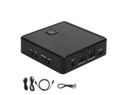 Adaptador De Audio Inalámbrico Bluetooth 5.0 Con Transmisor Y Receptor, Y Entrada Auxiliar De 3,5 Mm Para Pc, Tv Y